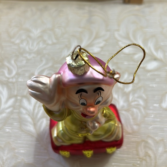 Vintage Disney Blown Glass “ Dopey” Dwarf Ornament. Very Good Condition. No box - Picture 5 of 6